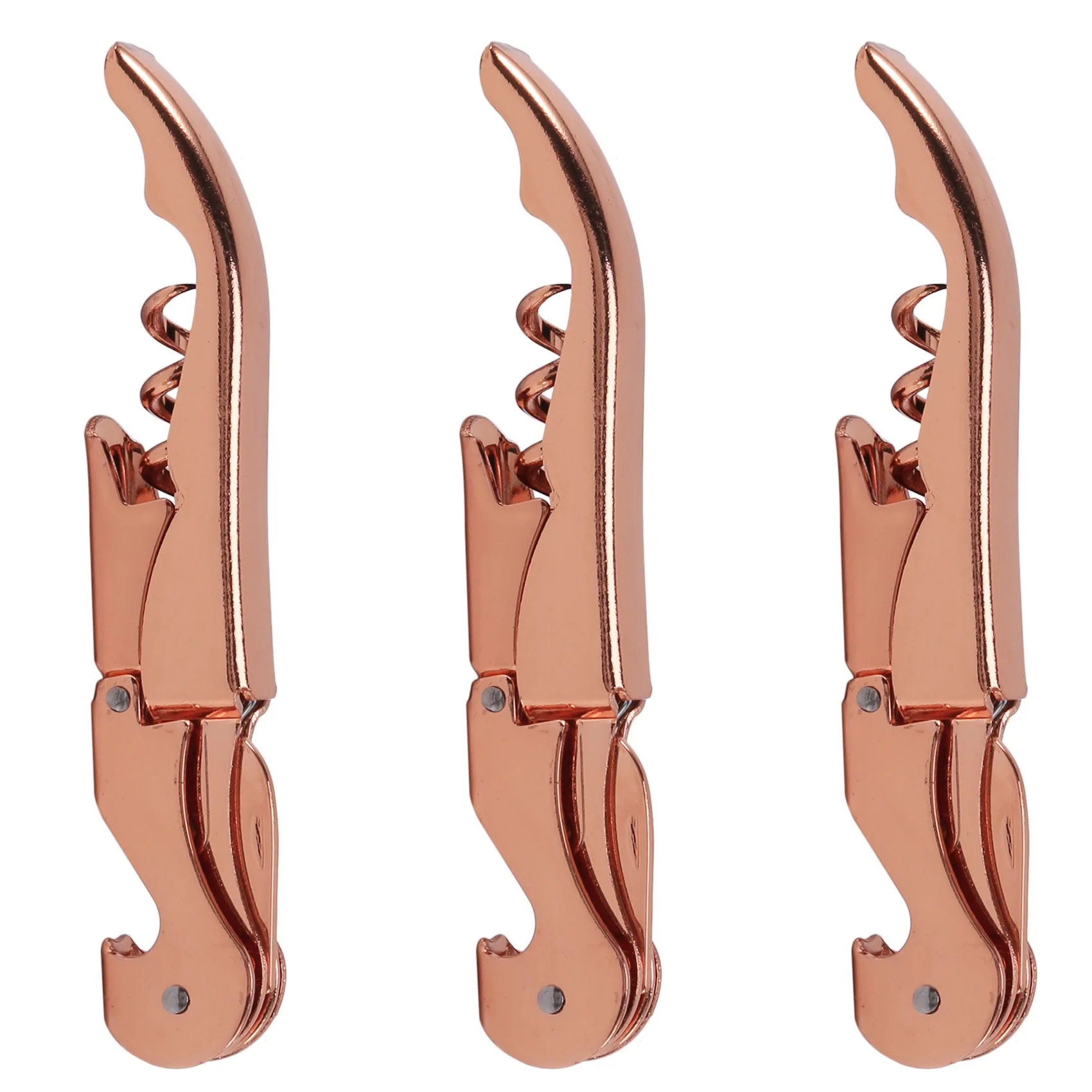 ABUH-3X Rose Gold Corkscrew Metal Wine Corkscrew Wine Corkscrew Multifunction Red Wine Corkscrew