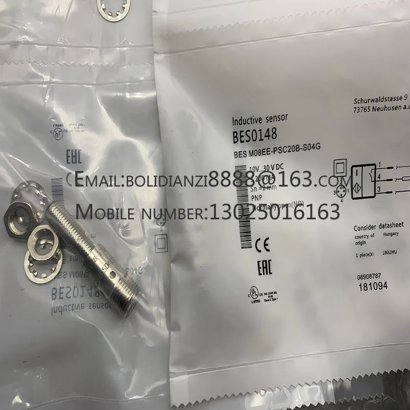 Sensor de interruptor de proximidade original BES M08EE-PSC20B-S04G BES M08EE-PSC20B-S04G-003