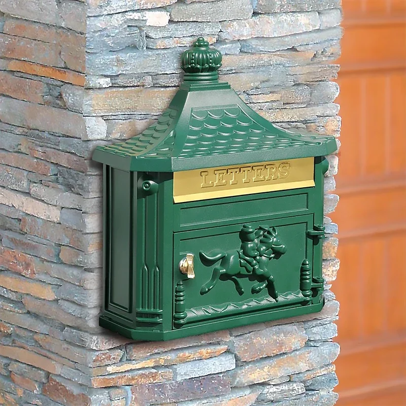 Vintage Manufacturing Box Outsid Decor Metal Mailbox for Wall