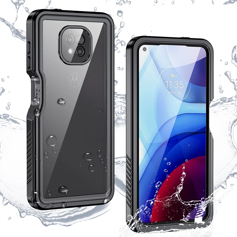 FS IP68 Waterproof Case For Moto G Power 2021 Google Pixel 7 6 Pro 6A 4A  LG-stylo 6 Transparent Diving Water Proof Phone Cover