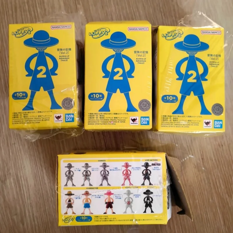 

Bandai One Piece Blind Box Luffy'S Adventure Memories Vol 2 Luffy Figure Anime Collectible Toy Collection For Manga Fans
