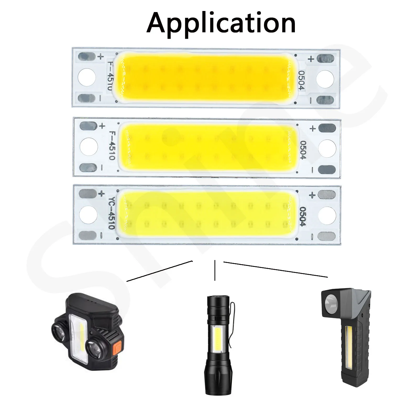 8 pz ad alta potenza LED COB lampada perline 5W DC15-17V 300mA per LED auto faro bicicletta torcia lampade da parete luci decorazione fai da te