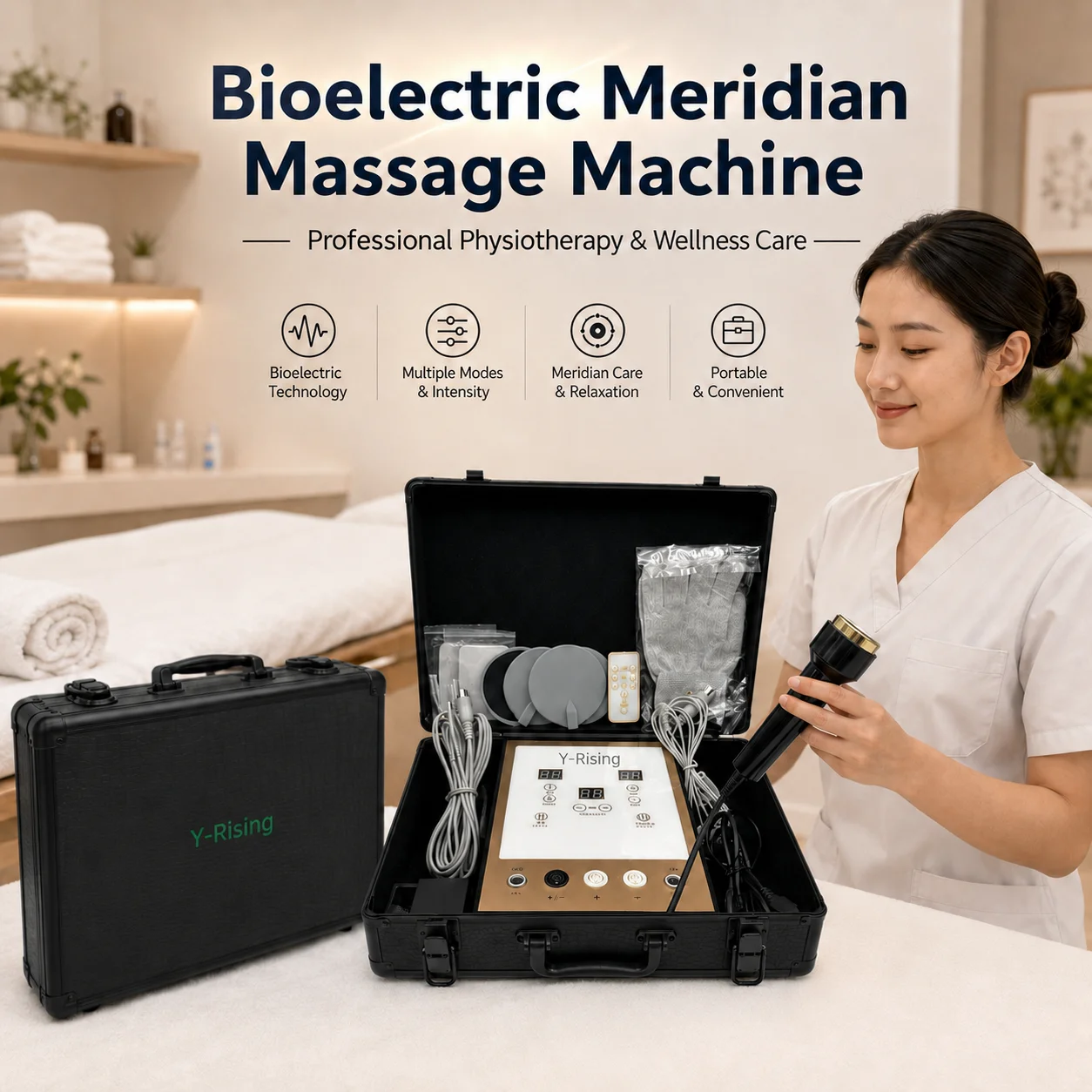 DDS Home Bio-electric Massage & Therapy Machine (Version 3.0) – English/Russian Manual – Meridian Relaxation Massage