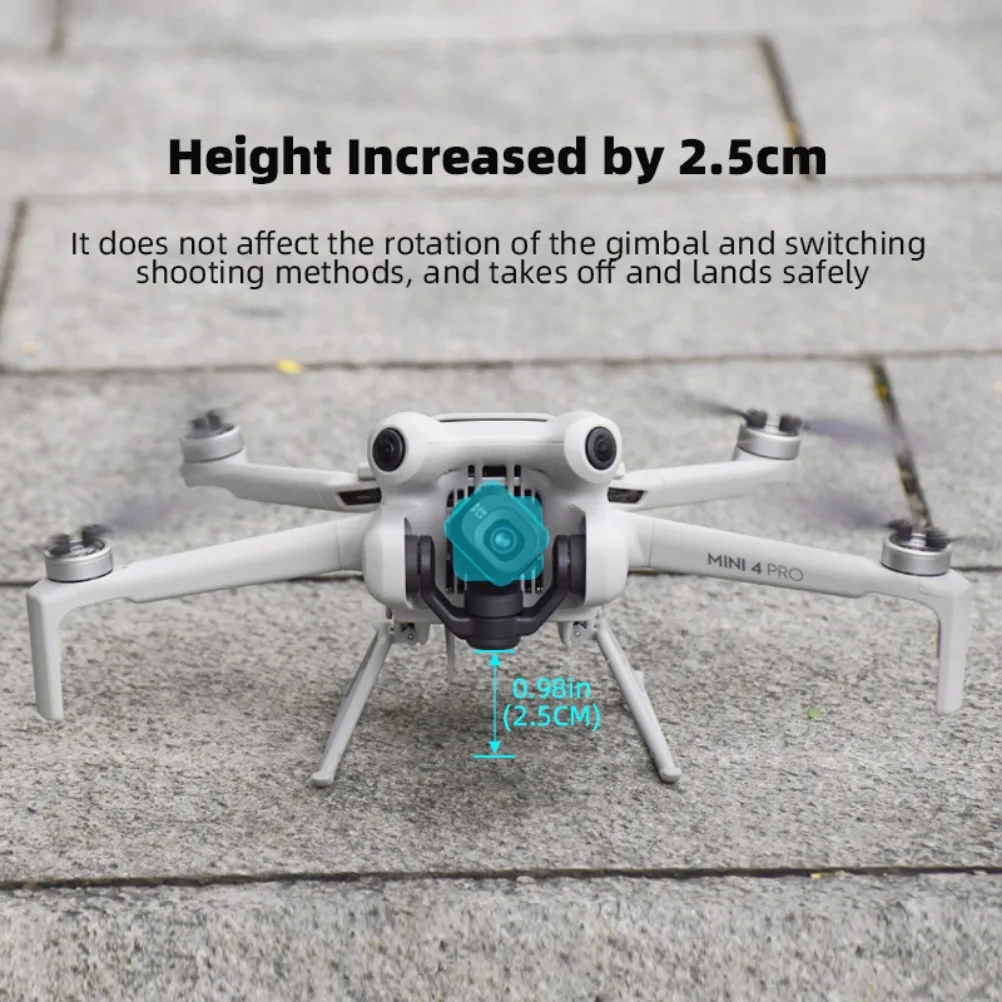 For DJI Mini 4 Pro Landing Gear Foldable Tripod Stand Mount Heighten Holder Leg Increase Drone Elevating Mini 4 Pro Accessories