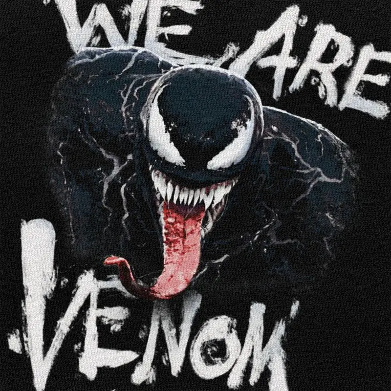 Мужские футболки Venom We Are имеющиеся голод, женская футболка, стильные футболки, облегающая хлопковая футболка