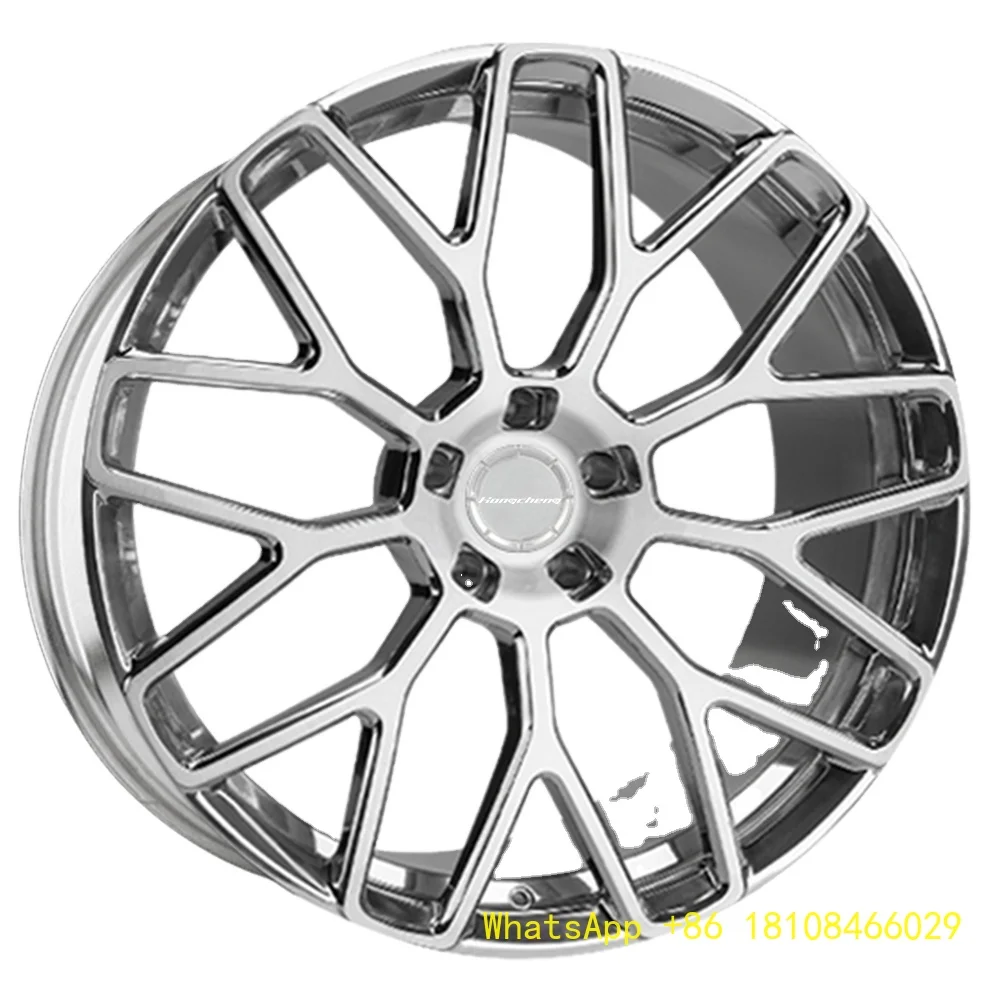 

20-дюймовые двухсоставные матово-черные легкосплавные диски с глубоким вогнутым профилем, кованые, для легковых автомобилей