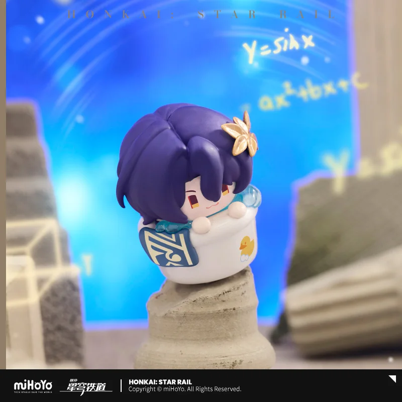 Mihoyo Honkai Star Rail figura de Anime caja ciega serie 2 teclas de teclado mecánico regalos para juegos Wasd Esc Tip Keycaps