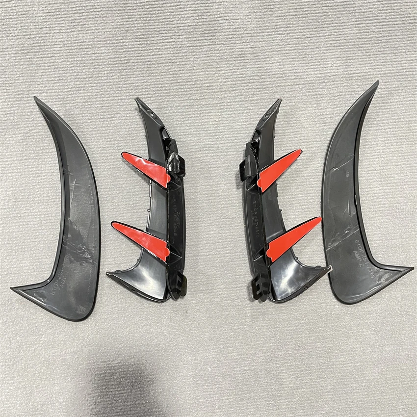 Rear Bumper Trim Cover Fender Flicks Canards Car Styling For Mercedes Benz A Class W177 Sedan A180 A200 A250 A35 AMG 2019-2023