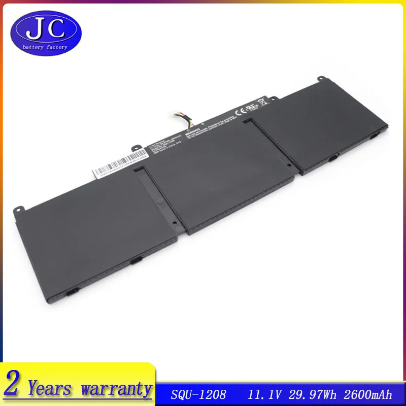 

JCLJF SQU-1208 Laptop Battery for HP Chromebook CB2 11 G1 11-1101 11-1101US 11-2001TU 31CP5/4/9/69 1.1V 29.97WH/2600mAh