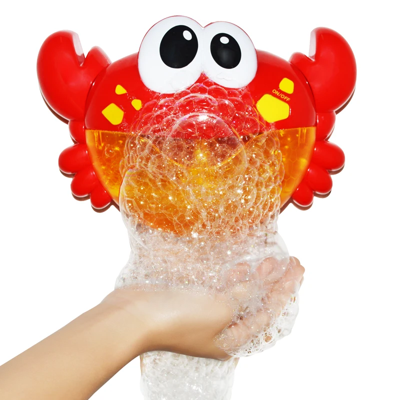 Crabes à bulles pour enfants, jouet de bain pour bébé, fabricant de bulles de bain pour tout-petits, piscine, baignoire, machine Regina, jouets pour enfants, drôle