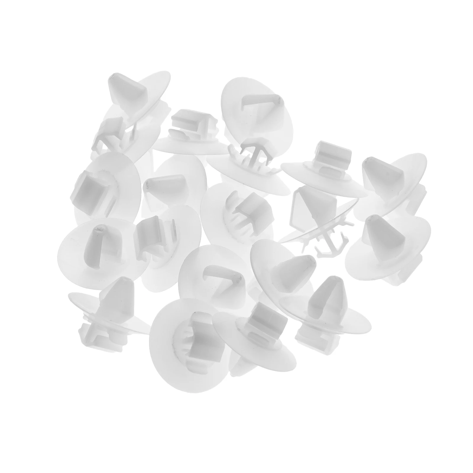 20pcs White Side Door Body Moulding Trim Clips for Fiat Peugeot C4 Citroen 856548 9408565488 Auto Clip Side Moulding Fixing Trim