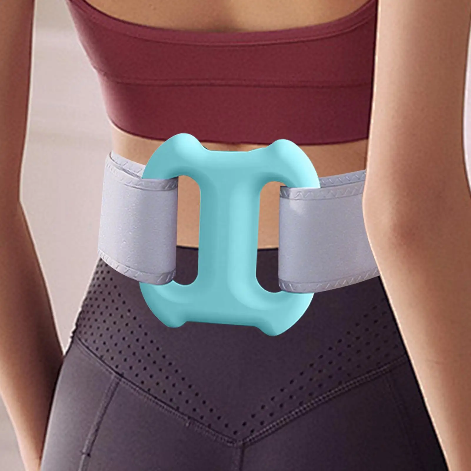 Portable Vibration Dual-Ring Fascia Massager with Belt, Fat Loss, Body Slimming, Fat-Burning, Muscle Relief and Relaxation