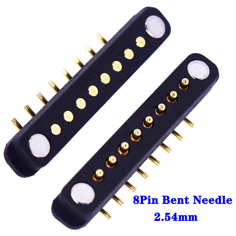 Magnetische Pogo Pin Connector 2 3 4 5 6 7 8 9 10P Pogopin Mannelijke Vrouwelijke 2.54 4.0 2.8 Veerbelaste DC Magneet Connector Stopcontact - afbeelding 1