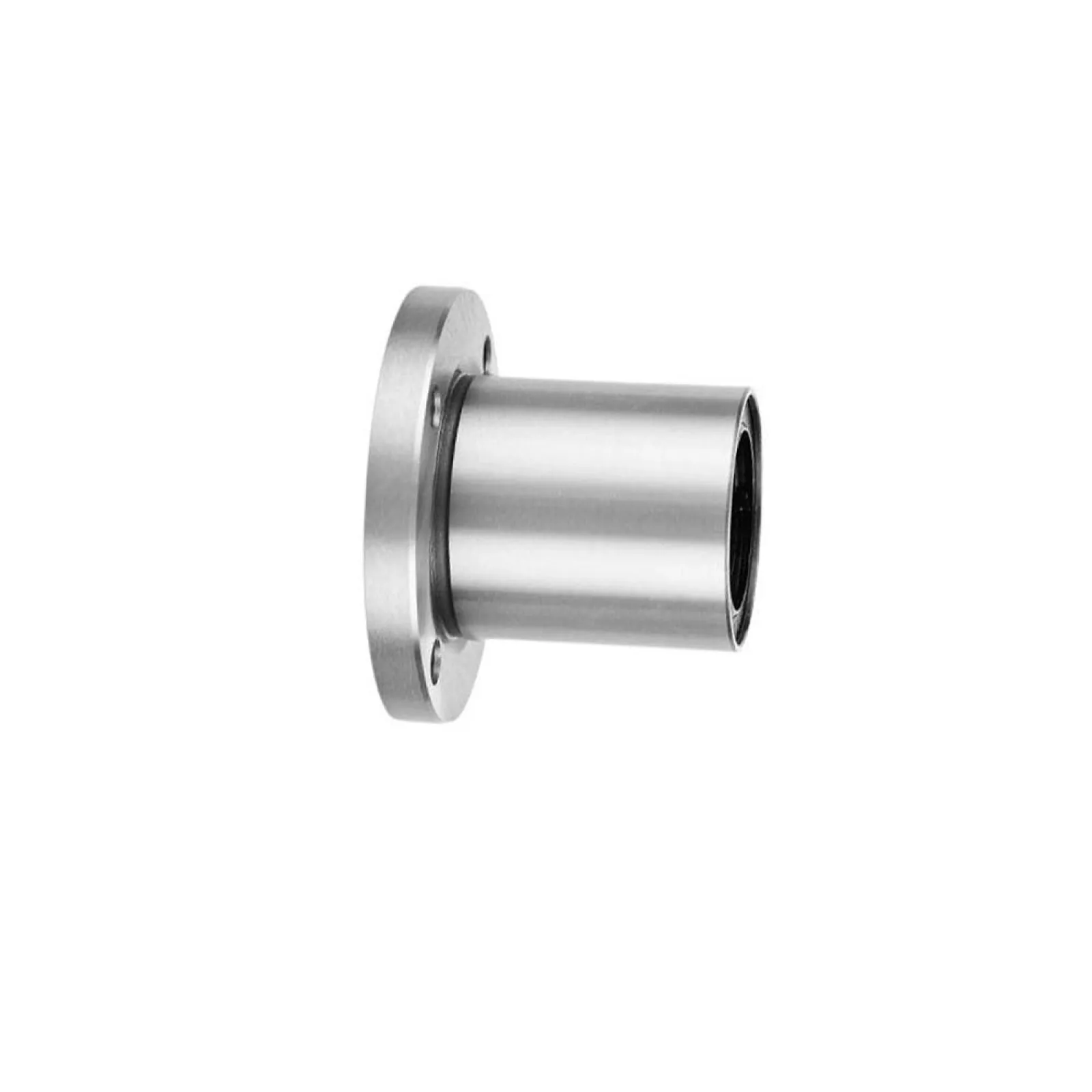 6pcs LMF10UU Round Flange Linear Bearing Steel Bearing 0.39x0.741x1.131in