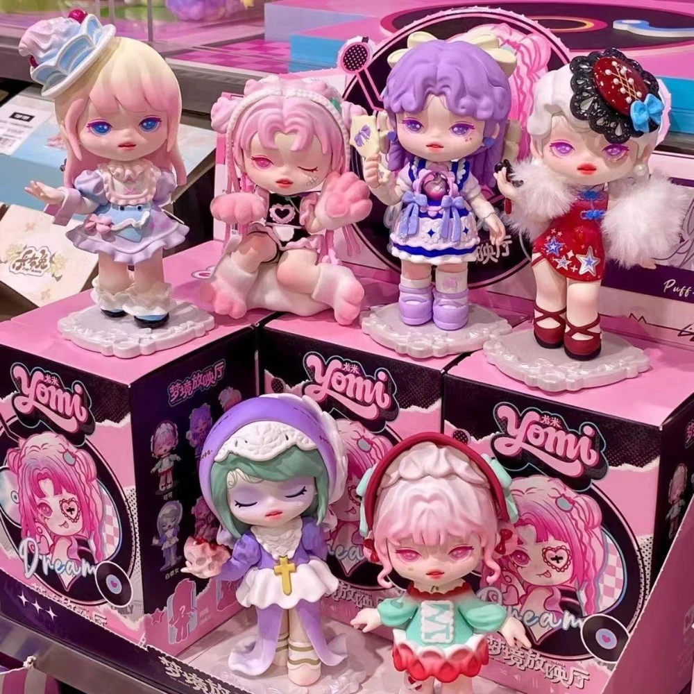 

Kawaii Original Yomi Blind Box Dream Showroom Series Collectable Model Mystery Boxes Surprise Box Girl Heart Christmas Gifts