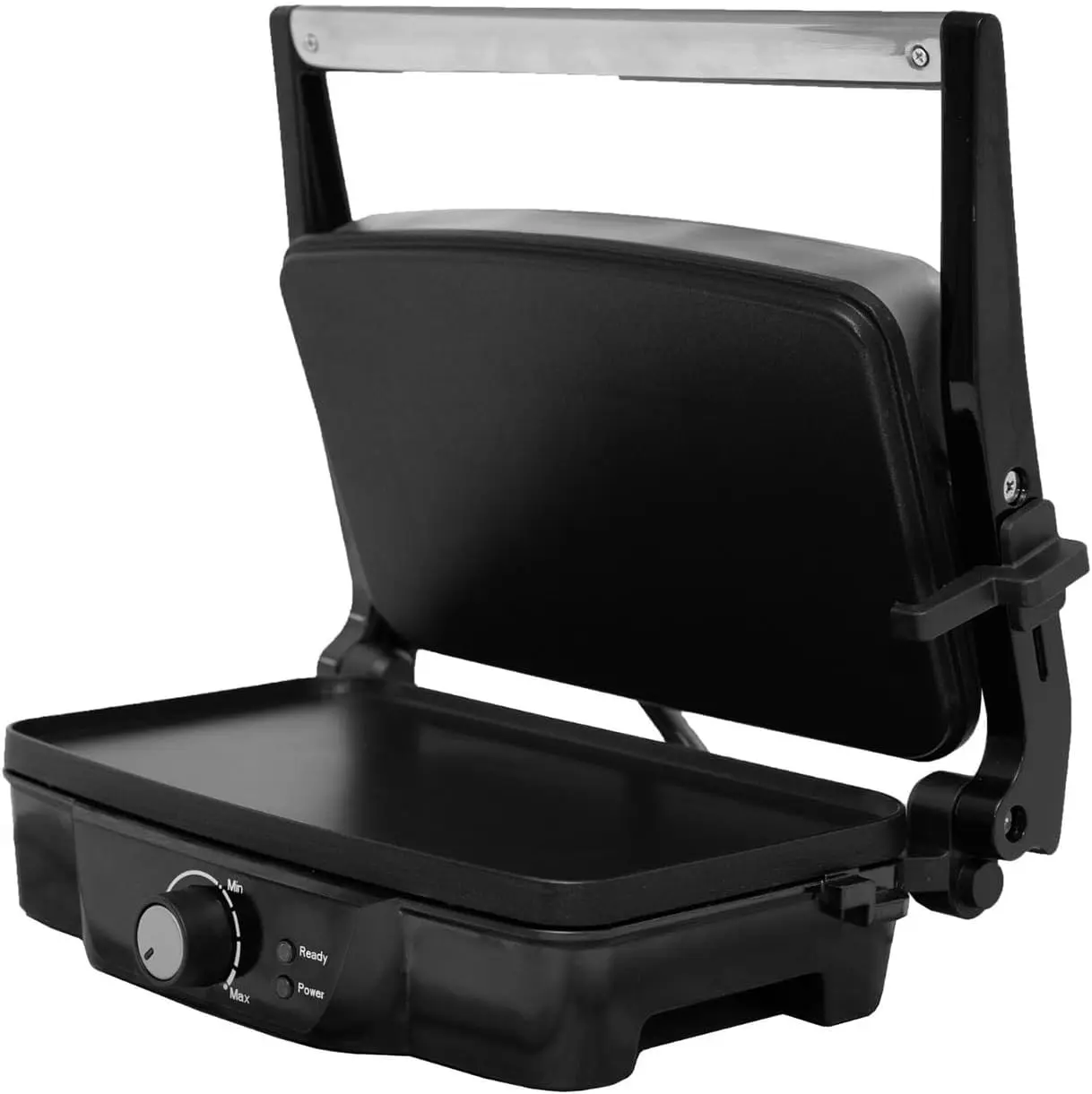 

Electric Panini Press with Adjustable Temperature, Nonstick Plates, 1200W for Quick Grilling