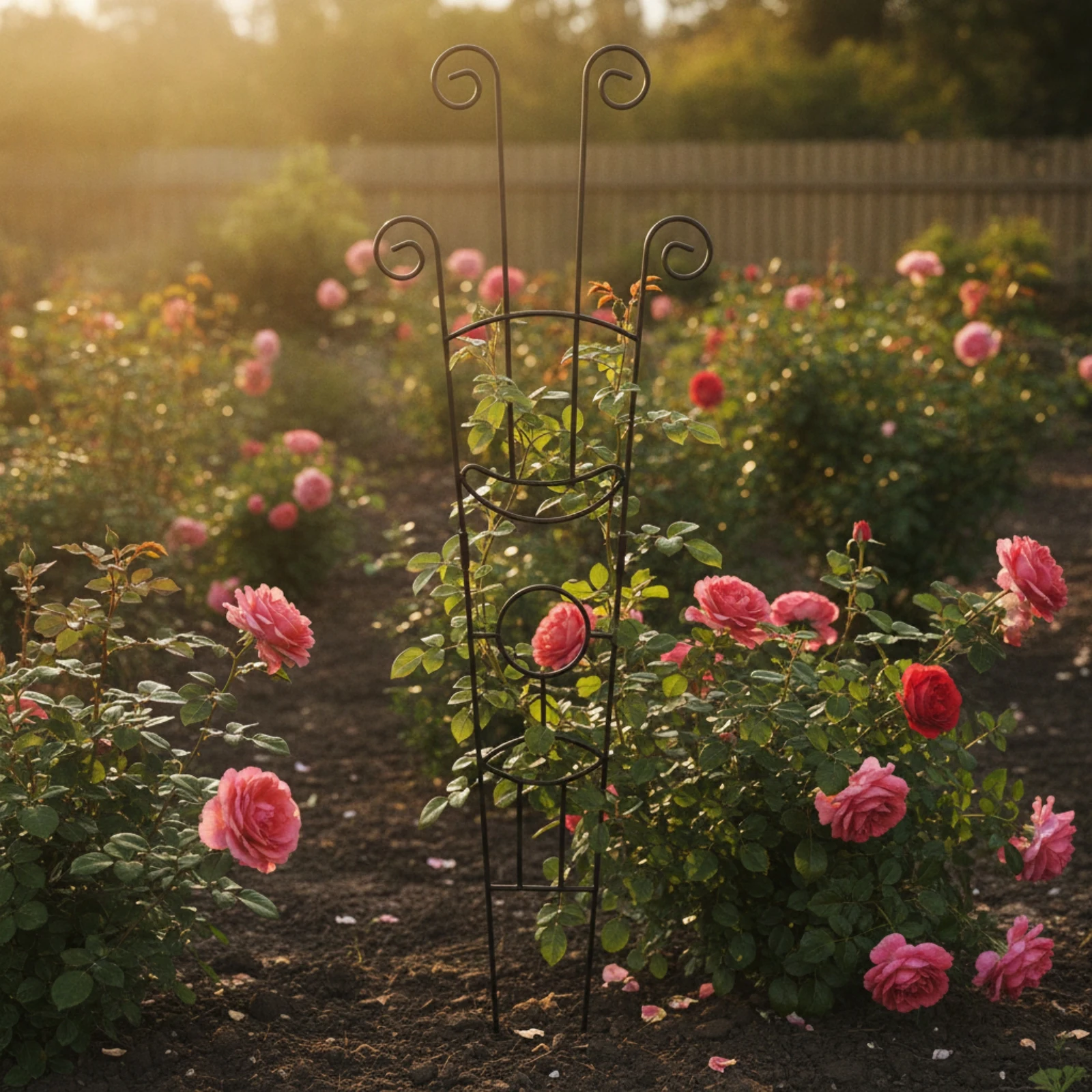 Climbing Plant Support Slim Iron Plant Trellis for Fences, Balconies