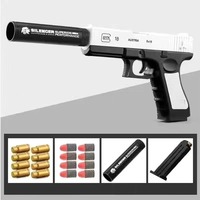 Shell Ejection Toy Gun with Soft Bullet Toy Guns for Boys Educational Model Greats Gifts for Kids Age 5+