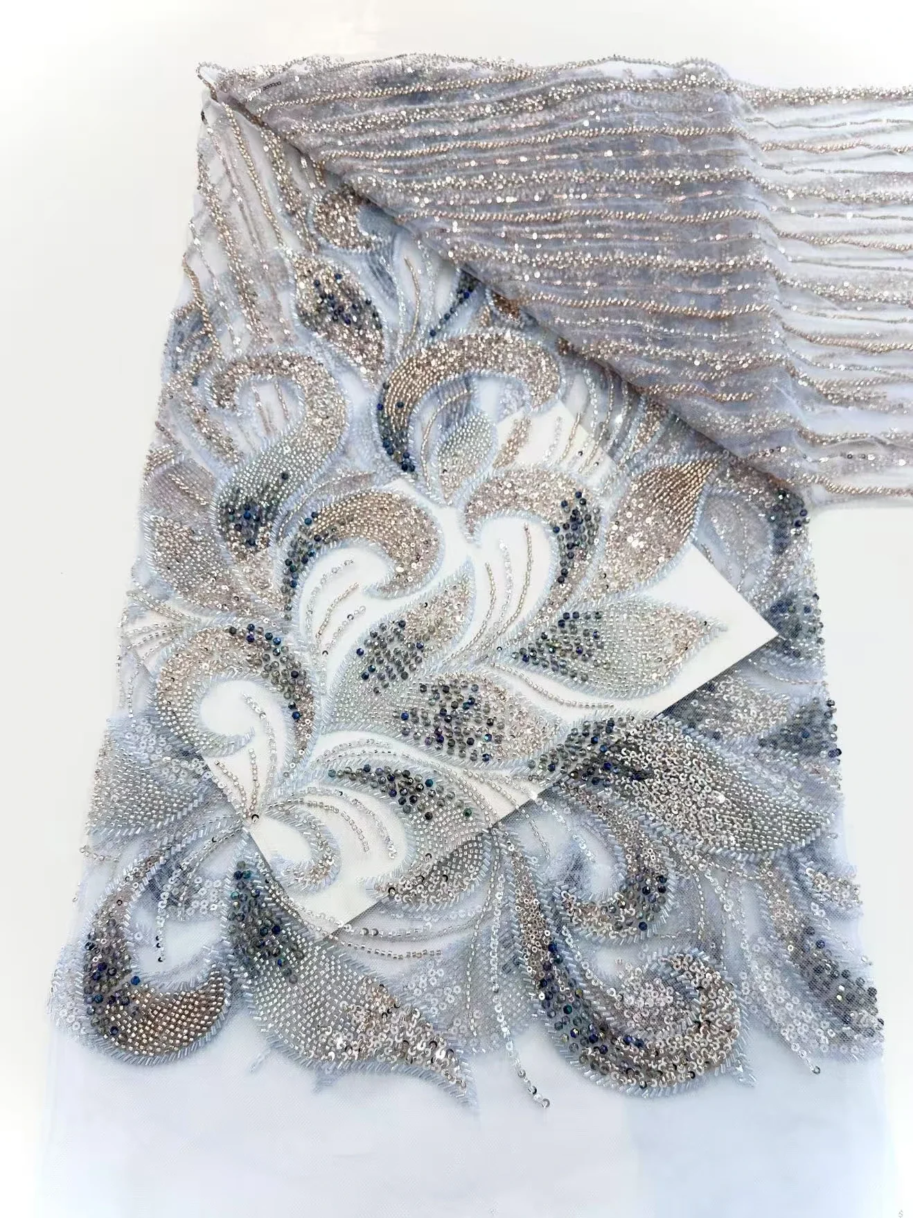 Французская высококачественная тюлевая кружевная ткань с блестками, африканские нигерийские изделия ручной работы, кружево, бисер, вышивка, шитье, сетчатое платье