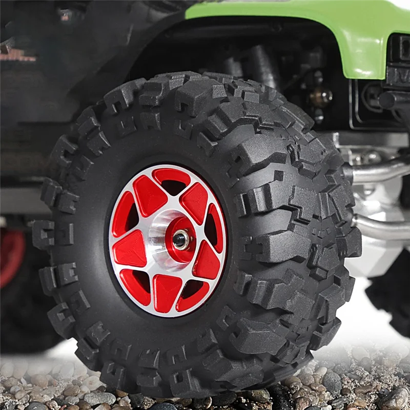 Hot-4 Pz 1.0 Pollici In Metallo Beadlock Mozzo Ruota Cerchione Per 1/18 1/24 RC Crawler Auto TRX4M Parti di Aggiornamento Accessori