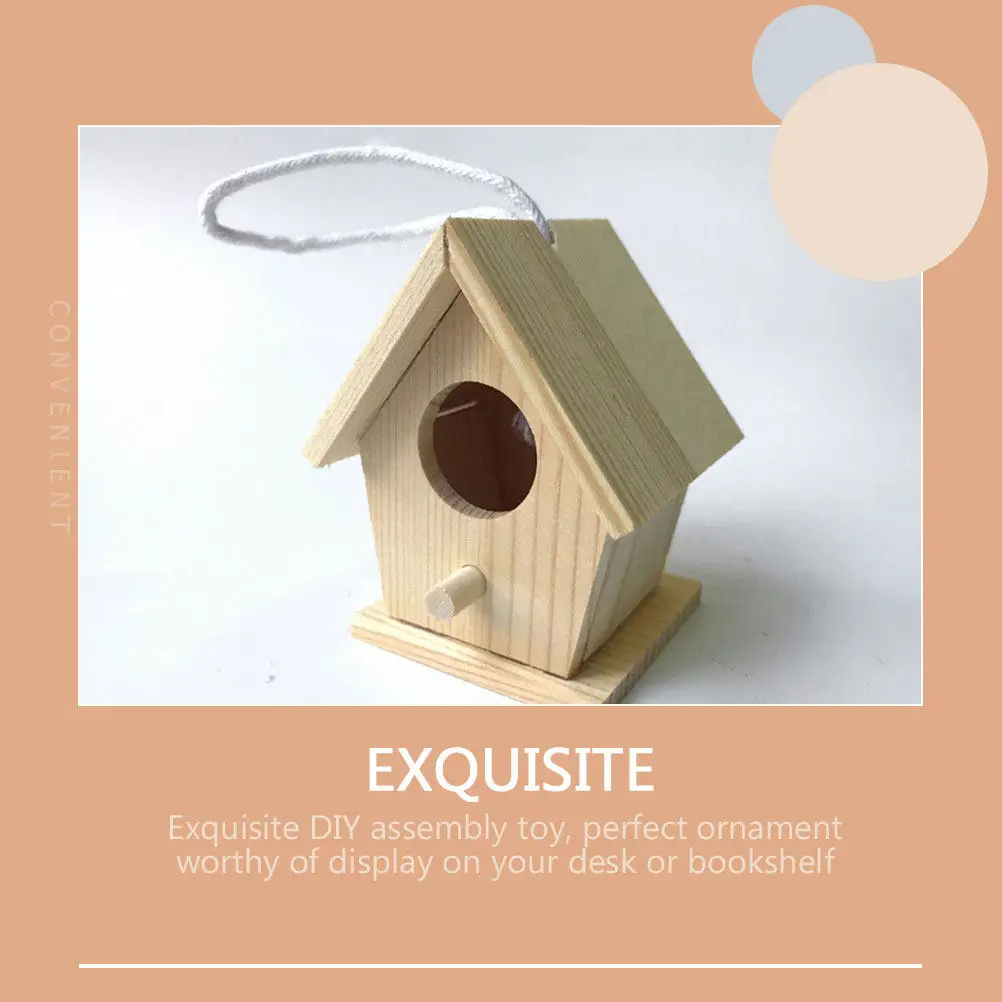 

Wooden Assembly Kit DIY Construction Set for Children Teens Adults Mini House Building Craft Kit Simulation Architecture Project