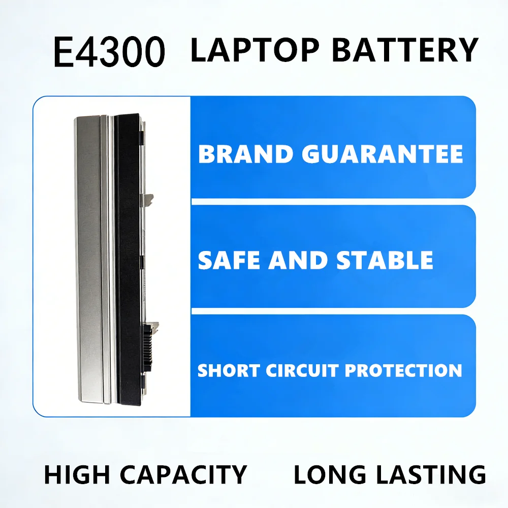 Replacement Battery for Dell Latitude E4300 E4310 E4320 E4400 Series Notebook, High Capacity Battery