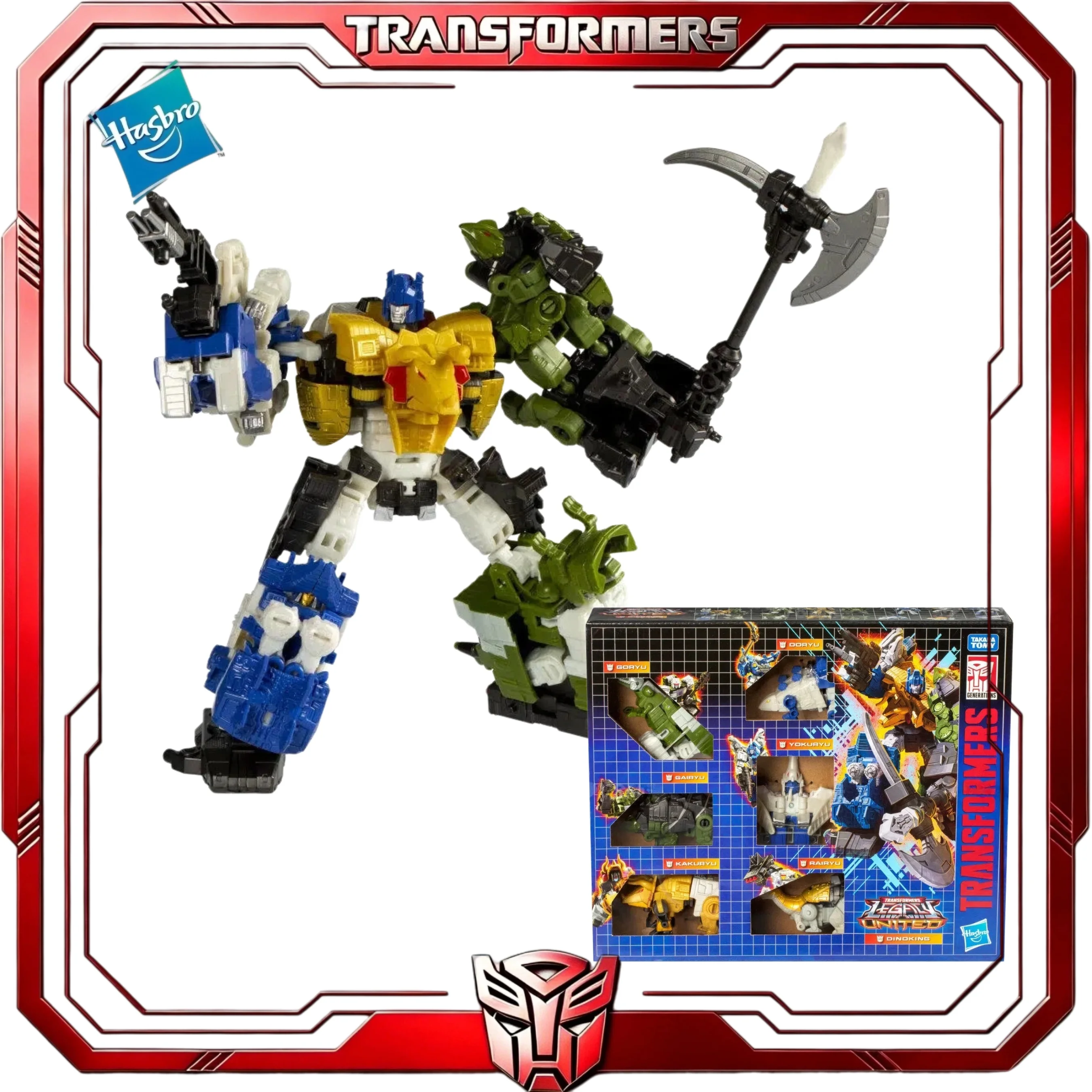 

In Stock Transformers Legacy United Dinoking 6 Pack 6in1 Combiner Victory Universe Decepticon Collectible Action Figure For Fans