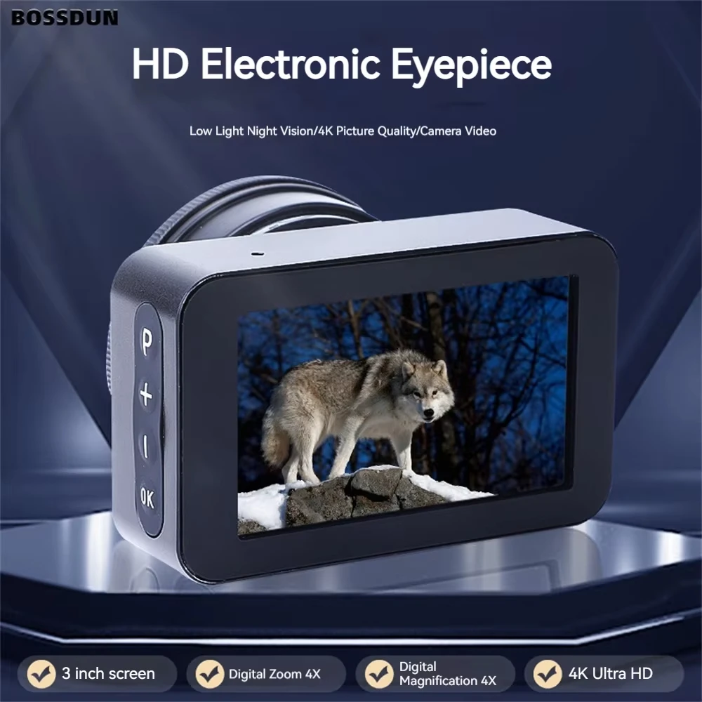 HD Optical Telescope Eyepiece Camera for Astronomy Color Display Electronic Eyepiece Astrophotography Planetary Bird Watching