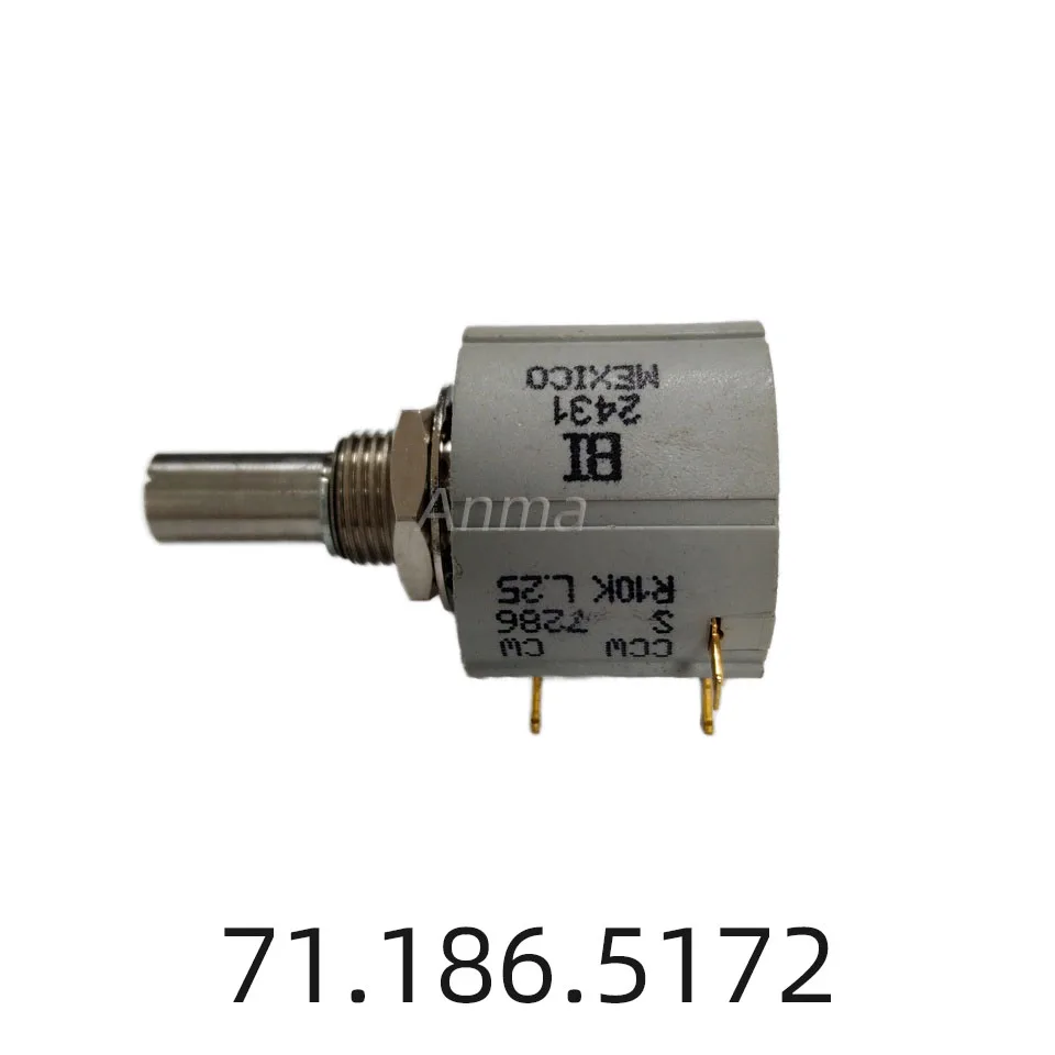 1 Piece Potentiometer 71.186.5172 for CD102 SM102 SM74 Printing Machine Heidelberg 10k Potentiometer