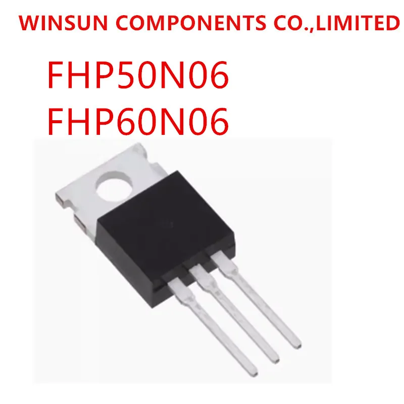 100% New Original FHP50N06 FHP60N06 50A 60A 60V FHP640 18A 200V FHP1404 180A 40V TO-220 Field Effect Transistor