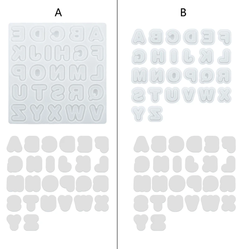 

Letter Silicone Mold Resin Shaker Mold DIY Craft Supplies