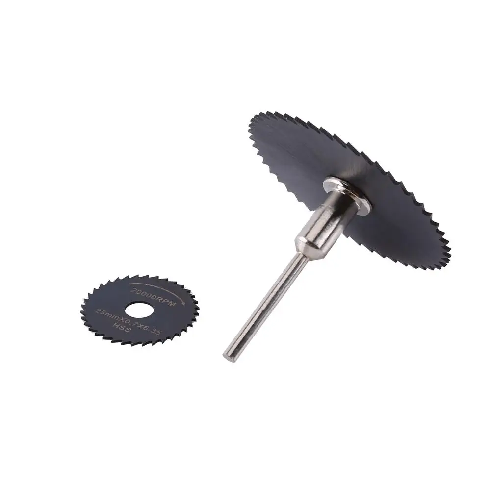 Mini Circular Saw Blades Set 6pcs HSS Cutting Discs for wood Plastic Aluminum 22mm 25mm 32mm 35mm 44mm 50mm Power Tool