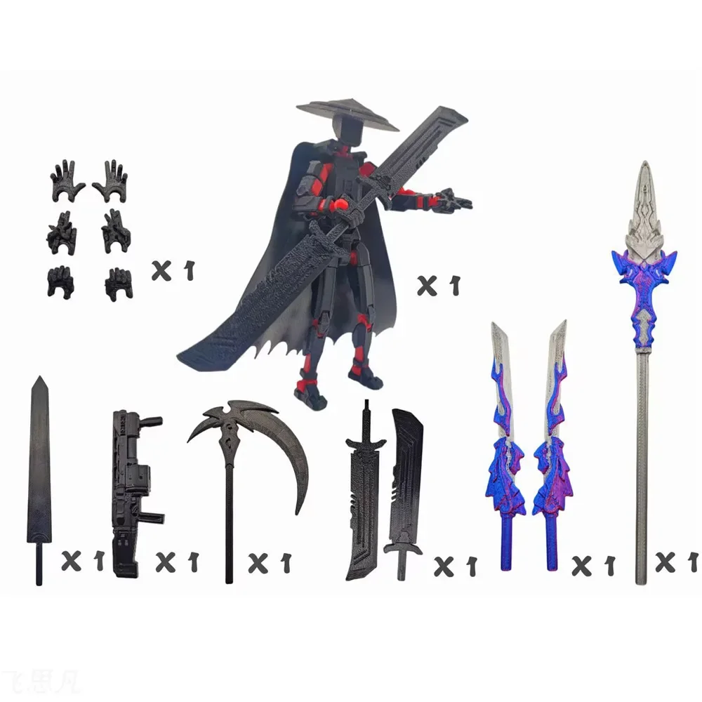 New Death/Swordsman/Wukong Titan 13 Action Figures Multi-Jointed Movable Lucky 13 Action Figure Nova 13 Action Figure Dummy