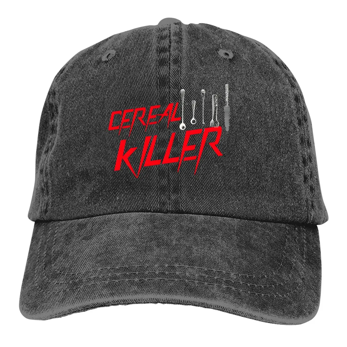 Humor Food Baseball Cap Men Hats Women Visor Protection Snapback Cereal Killer Caps