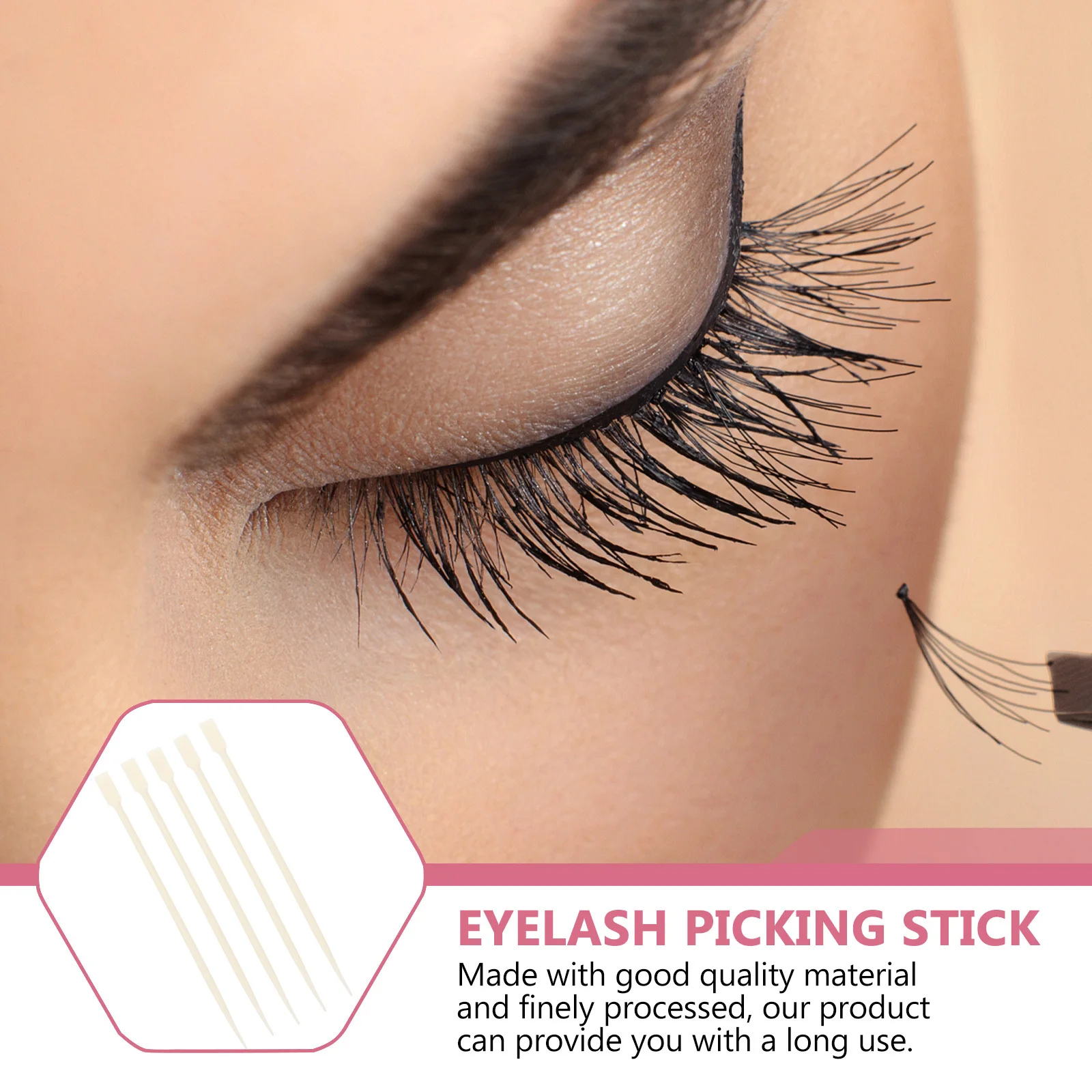 

40Pcs Plastic Grafting Eyelash Aid Smooth Lift Rods Fast Application Lash Extension Supplies for Stylists Lash Lift Tool