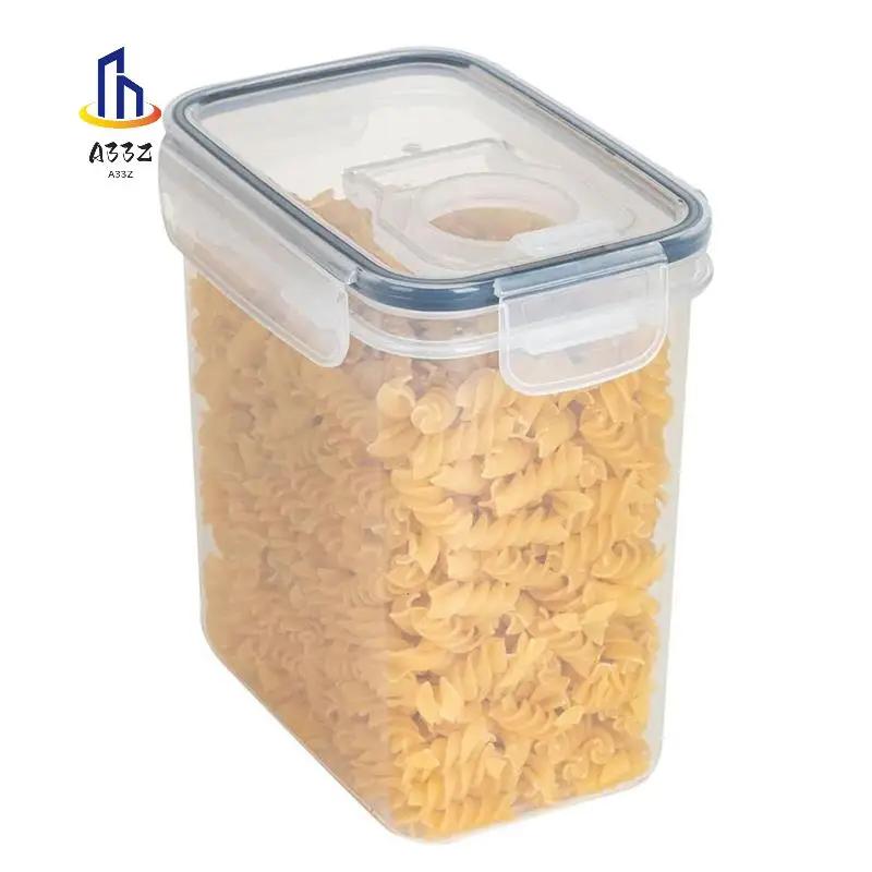 

A33Z-Food Storage Containers, 5 Size Single Airtight Clear Storage Containers, Vacuum Damp Proof Fresh-Keeping Storage