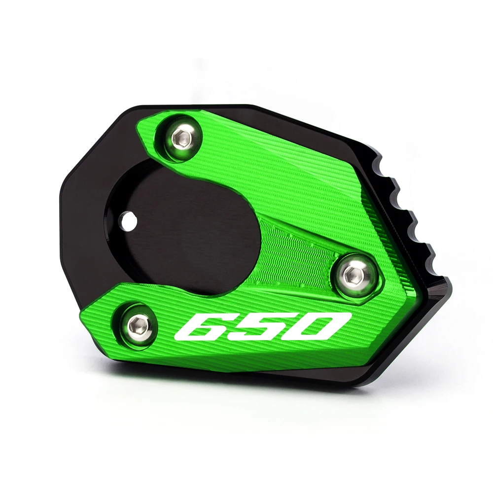 

For KAWASAKI NINJA300 NINJA 650 NINJA 1000 SX Motorcycle Kickstand Foot Side Stand Extension Pad Support Plate Enlarge