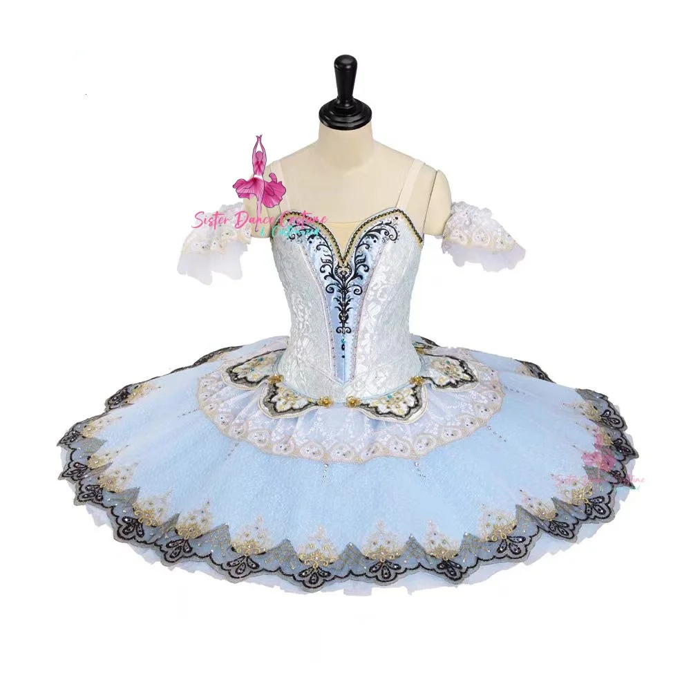 Professional ballet TUTU blue bird and other variations competition performance plate skirt high-end custom adult women's costum