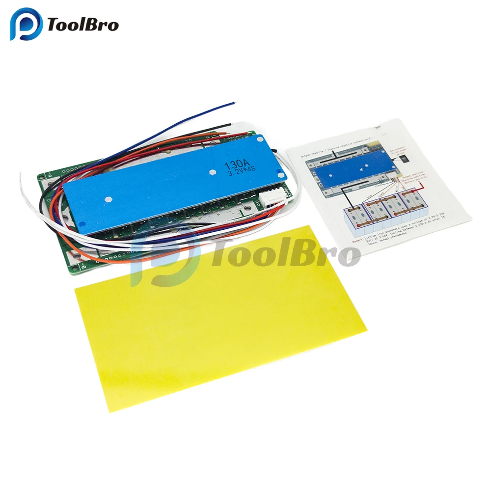 4S 12V 130A BMS LifePo4 Lithium Protection Board Balance High Current Motorcycle Car Start RV Inverter