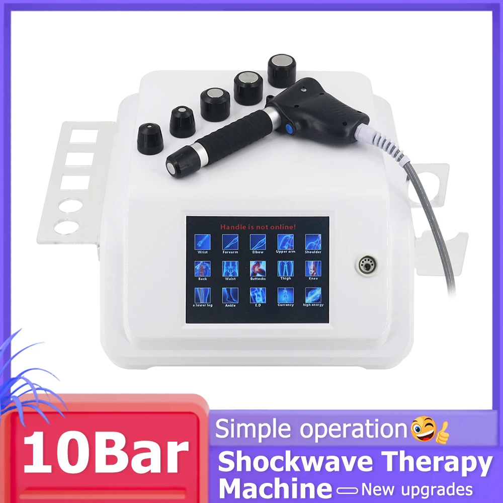 Professional  Pneumatic Shockwave Therapy Machine For Men Erectile Disfunction Treatment Pain Relieve 10Bar Shock Wave Equipment