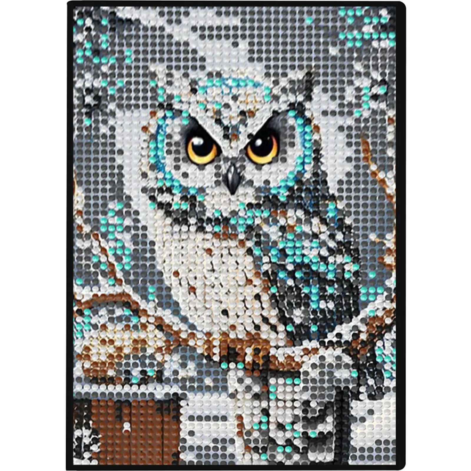 

5D DIY Owl Diamond Art Painting Notebook Kit Crystal Notepad Sketchbook Gifts