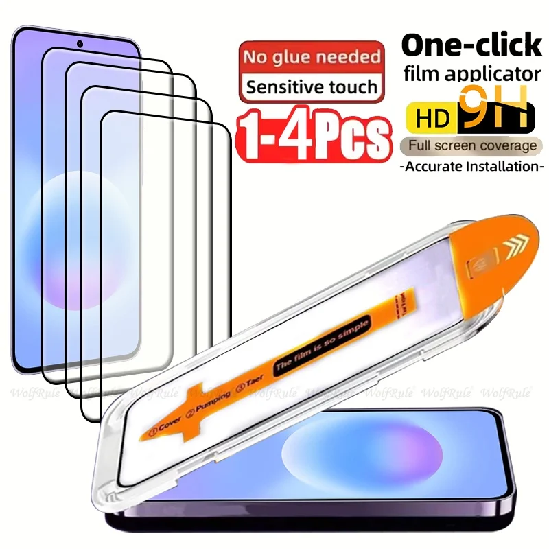 4/3/2/1pcs For Samsung Quantum 7 Tempered Glass Phone Protective Full Cover Dust Free Screen Protector Samsung Galaxy Quantum 7