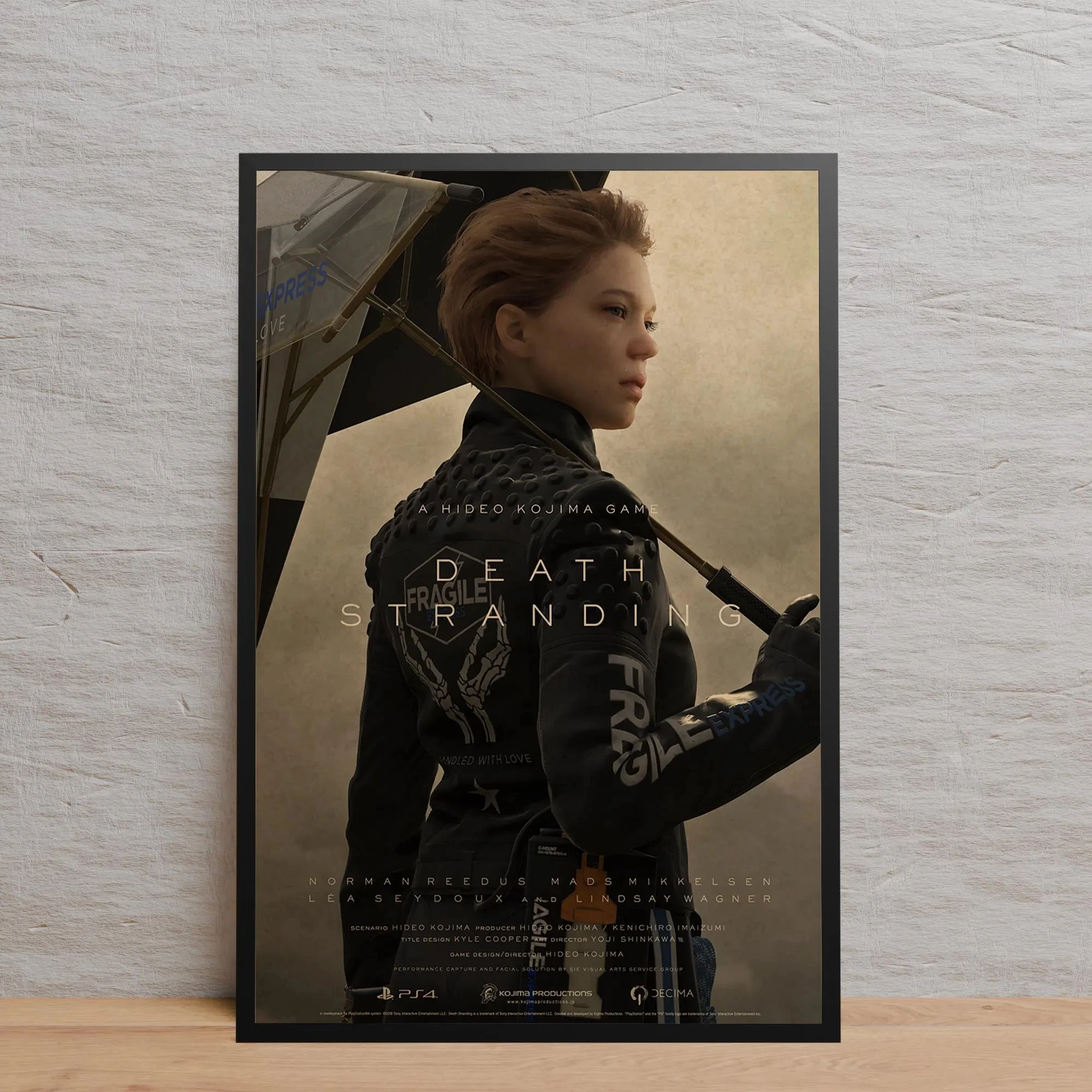 سلسلة ألعاب Death Stranding ملصق عتيق مطبوع عليه صور قماشية للمنزل لغرفة المعيشة وغرفة النوم ديكور جداري حديث بدون إطار #3