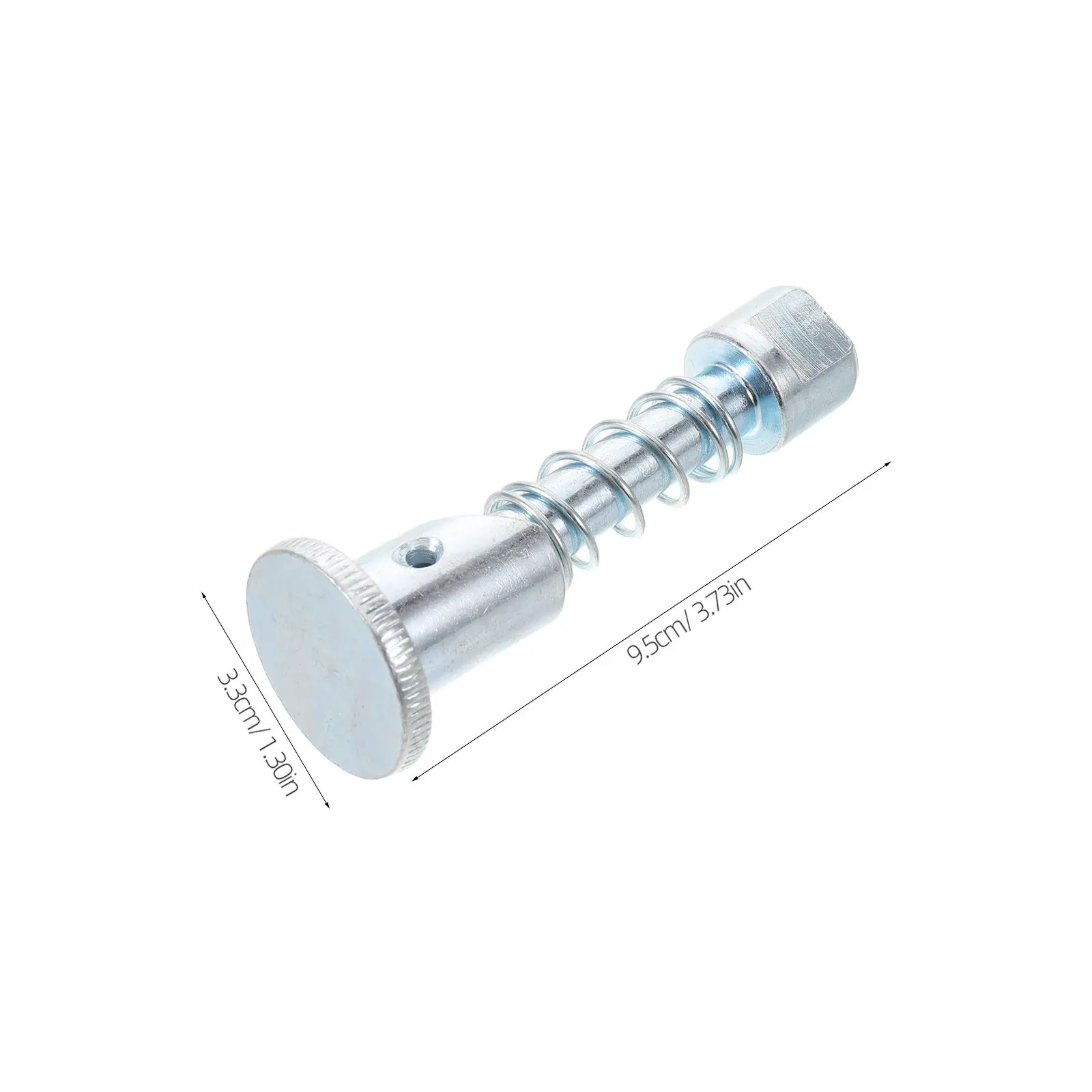 2Pcs Heavy Duty Zinc Plated Forklift Positioning Pin Universal Replacement Lock Pin Set for 3 Ton Forklift Limit Retaining