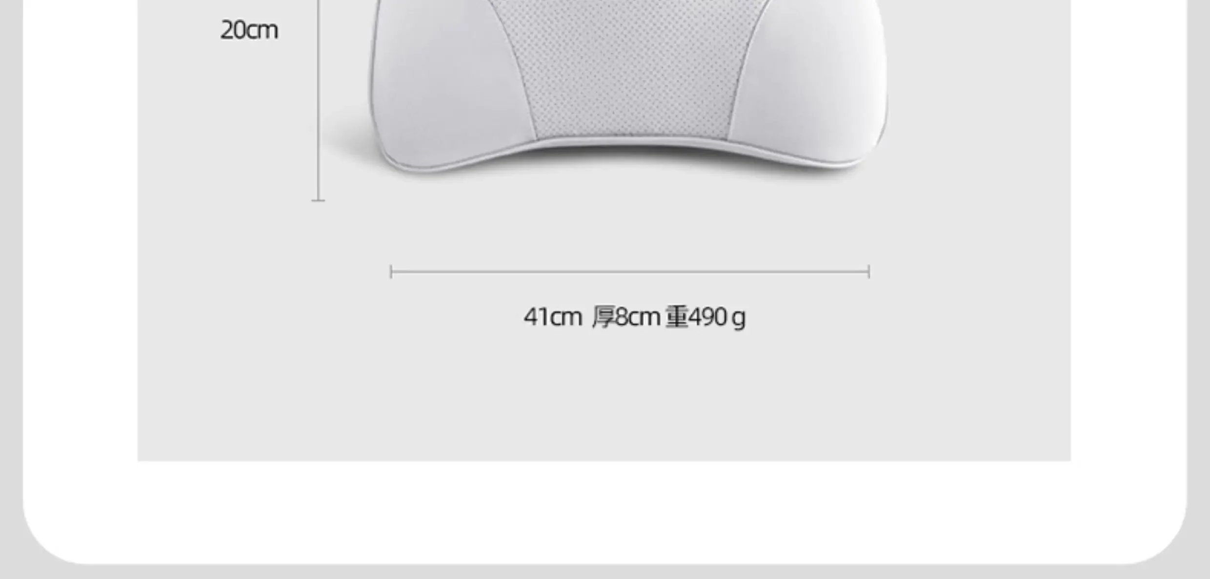 For Changan Deepal S07/S7/S05 Car Lumbar Support Napa Leather Seat Waist Support Pillow Waist Protection Pad Accessories detail image 11