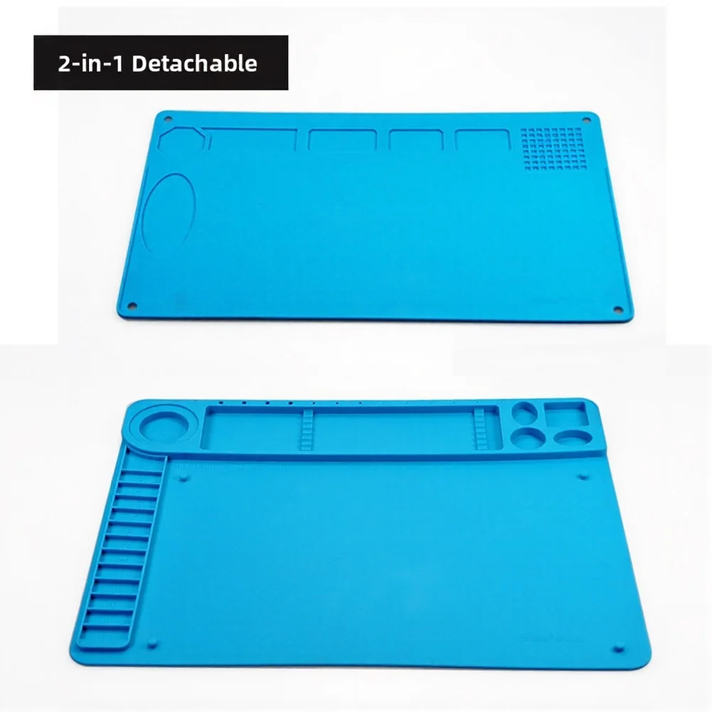 Heat Resistant Silicone Soldering Mat 48x36cm Non-slip Repair Pad For Electronics Phone Computer DIY Welding Work Station Tool