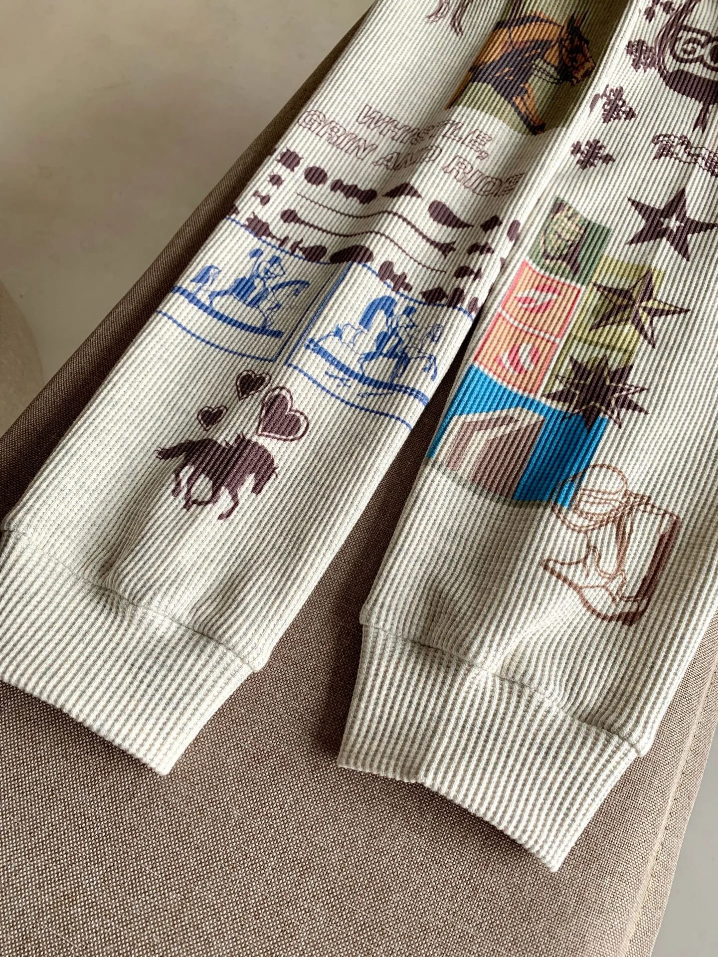 فضفاضة عارضة فيتي طباعة هوديي Jaet المرأة مريحة السراويل الطويلة البلوز ملابس خارجية الشارع Sle تخفيف Faion