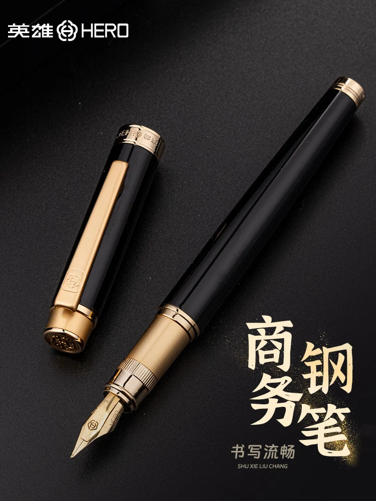 Hero 1086 Fountain Pen - Adjustable Nib Hardness, Ideal for Calligraphy Enthusiasts, Students, Men & Women, Perfect Gift Choice