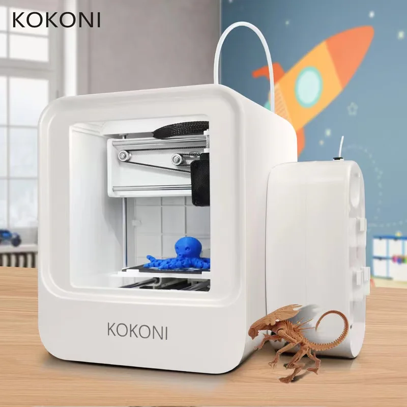 KOKONI-다기능 3D 프린터, 6 코어 다양한 사실적인 모델링, 앱 제어, 인쇄 크기 100*100*58mm 