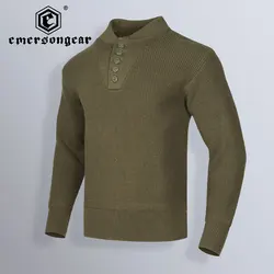 Emersongear Sudadera táctica de cuello alto con capucha cortaviento